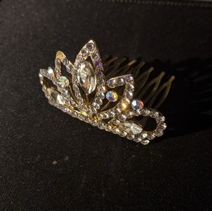 Faux Diamond Hair Crown